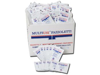 Multiusi chusteczki dezynfekcyjne 400 sztuk/DISINFECTANT WIPES - box of 400 bags