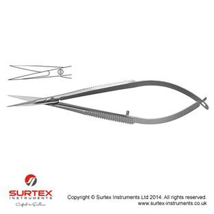 Noyes tczwkowe proste-ostre/ostre12.5cm/Noyes Iris Scissor Straight-Sharp/Sharp 12.5cm