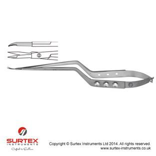 Mikronoyczki wygite-bagnetowaty ksztat18.5cm/Micro Scissor Curved-Bayonet Shaped18.5cm 