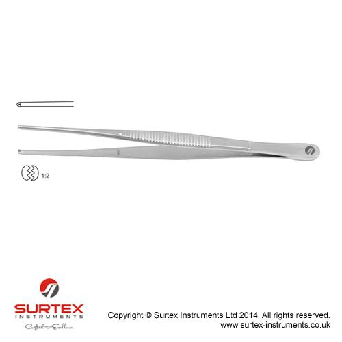 Semken pinceta preparacyjna 1 x 2 zby,15.5cm/Semken Dissecting Forceps 1 x 2 Teeth, 15.5cm