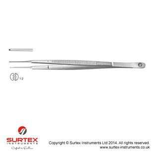 Pinceta preparacyjna prosta-1x2zby,17.5cm/Dissecting Forceps Straight-1x2Teeth,17.5cm  
