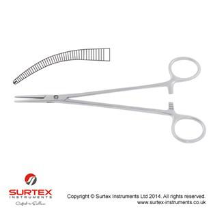 Halsted-Mosquito hemostat. wygite-1x2zby,18cm/Halsted-Mosquito Haemostatic Curved-1x2Teeth,18cm 