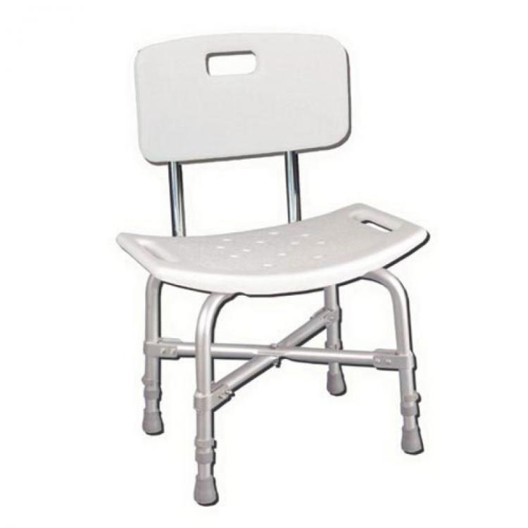 Wzmocnione krzeso prysznicowe z oparciem - 150kg/REINFORCED SHOWER CHAIR with backrest - 150kg