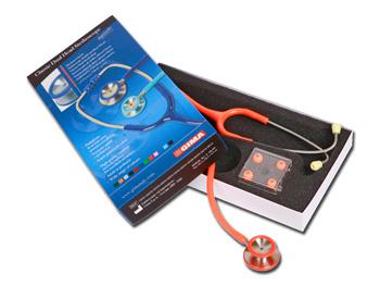 Klasyczny dwugowicowy stetoskop -  Y pomaraczowy/CLASSIC DUAL HEAD STETHO - Y orange