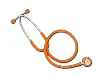 WAN dwugowicowy stetoskop-pomaraczowy/WAN DOUBLE HEAD STETHOSCOPE-adult-orange