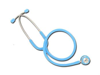 WAN dwugowicowy stetoskop - jasnoniebieski/WAN DOUBLE HEAD STETHOSCOPE - pediatric-light blue