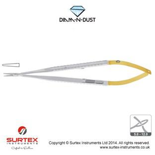 Diam-n-Dust ™ mikroigotrzymacz prosty 14cm/Diam-n-Dust™ Micro Needle Holder Straight 14
