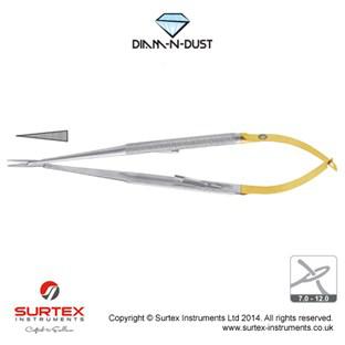 Diam-n-Dust™Castroviejomikroproste,zamek18cm/Diam-n-Dust™CastroviejoMicroStraight-Lock18