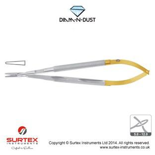Diam-n-Dust™mikroimado proste-zamek,23cm/Diam-n-Dust™MicroNeedle Holder Straight-Lock23