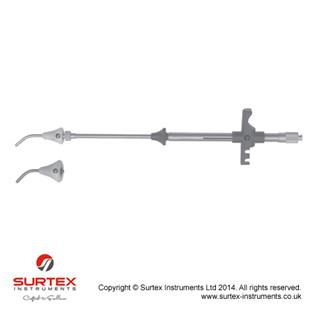 Cohen kaniula domaciczna z 2 stokami:25mm,19mm/Cohen Uterine Cannula With 2 Cones:25mm and 19mm